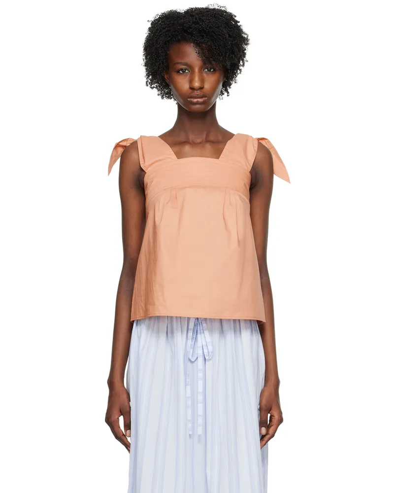 See by Chloé Pink Self-Tie Tank Top 6i2