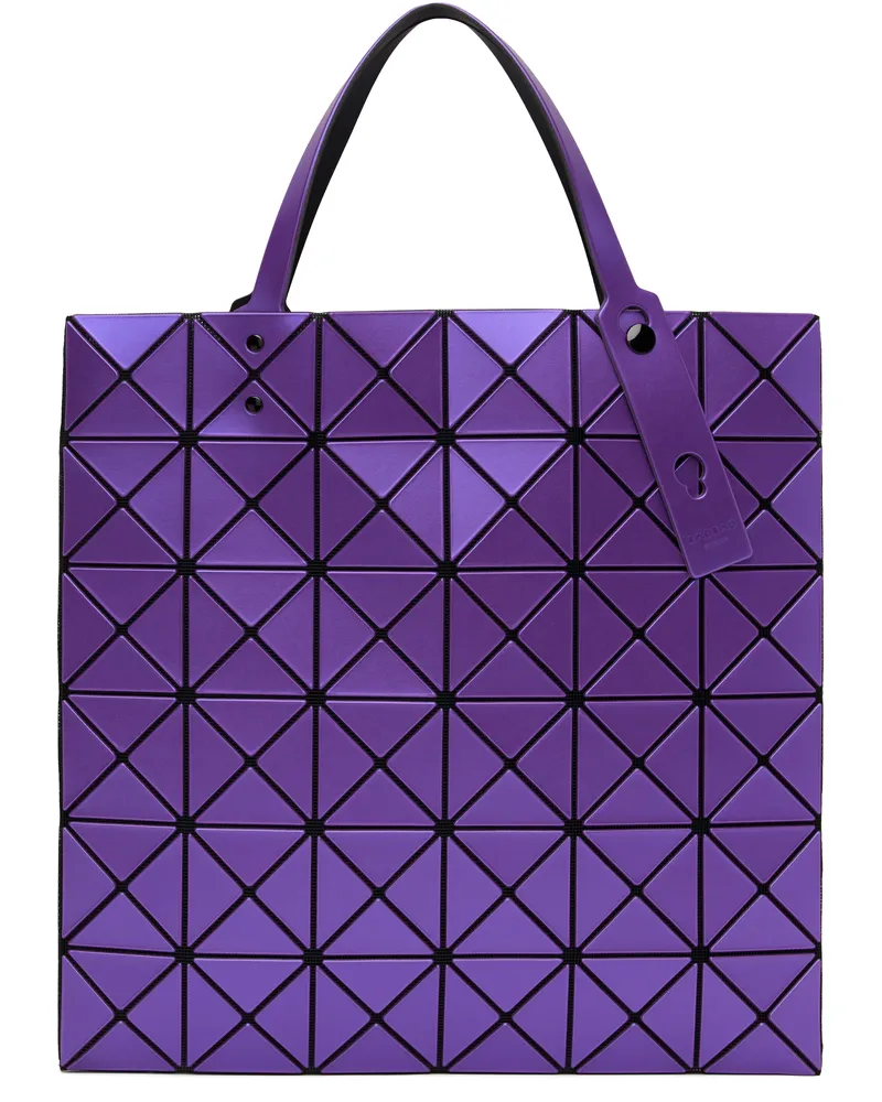 Issey Miyake Purple Lucent Metallic Tote 81