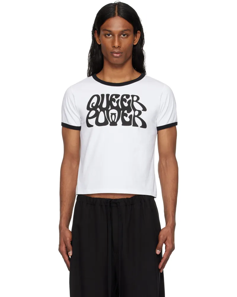 Ludovic de Saint Sernin White 'Queer Power' T-shirt White
