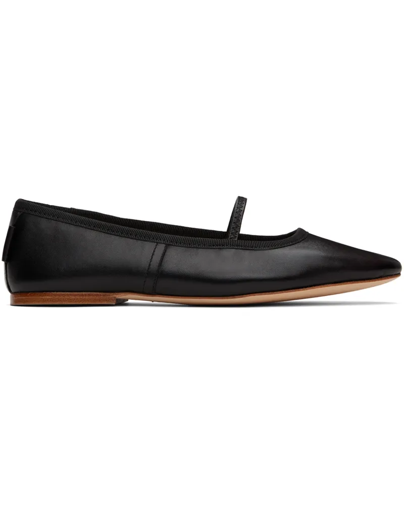 A.P.C. Black Swan Ballerina Flats Lzz