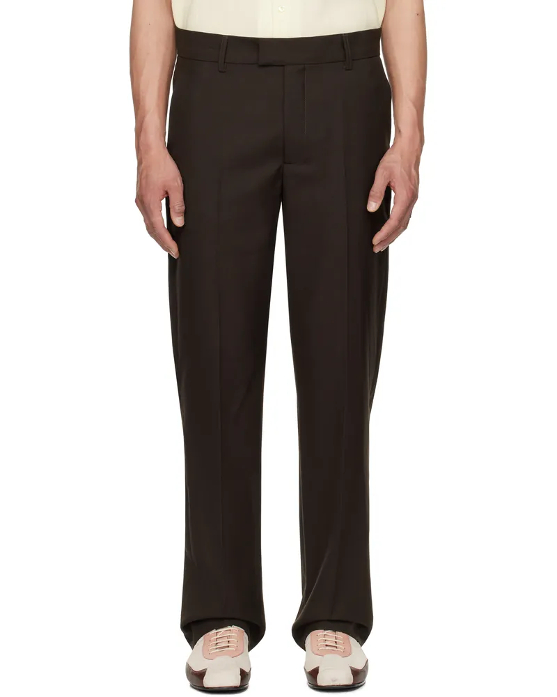Séfr Brown Mike Suit Trousers Sludge