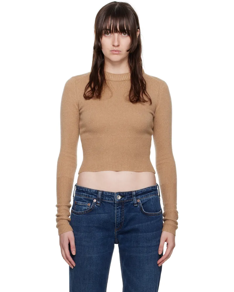 Rag & Bone Tan Pierce Slim Crewneck Camel