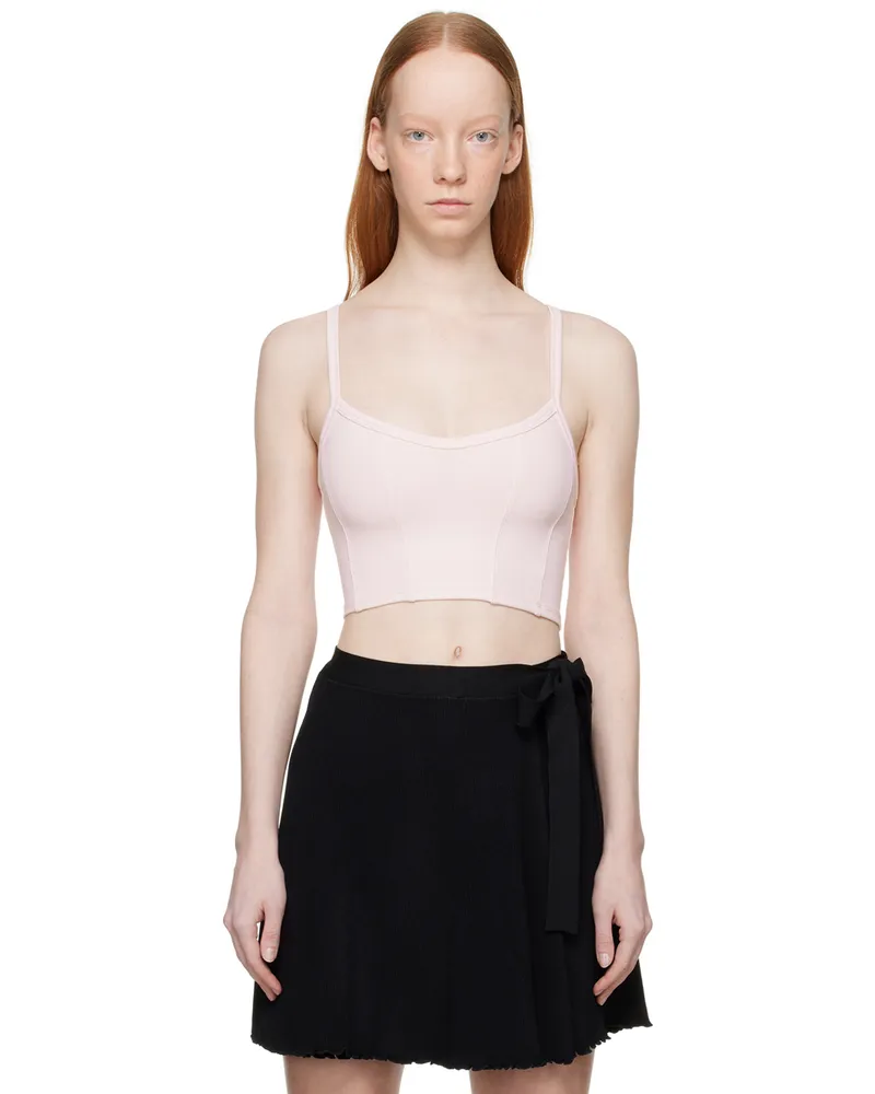 Live The Process Pink Prism Bra Seashell