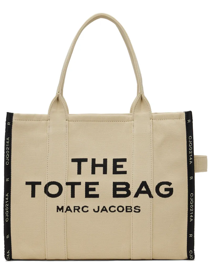 Marc Jacobs Beige Large 'The Jacquard' Tote 263
