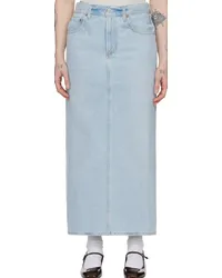 Citizens of humanity Blue Verona Denim Maxi Skirt Frequency