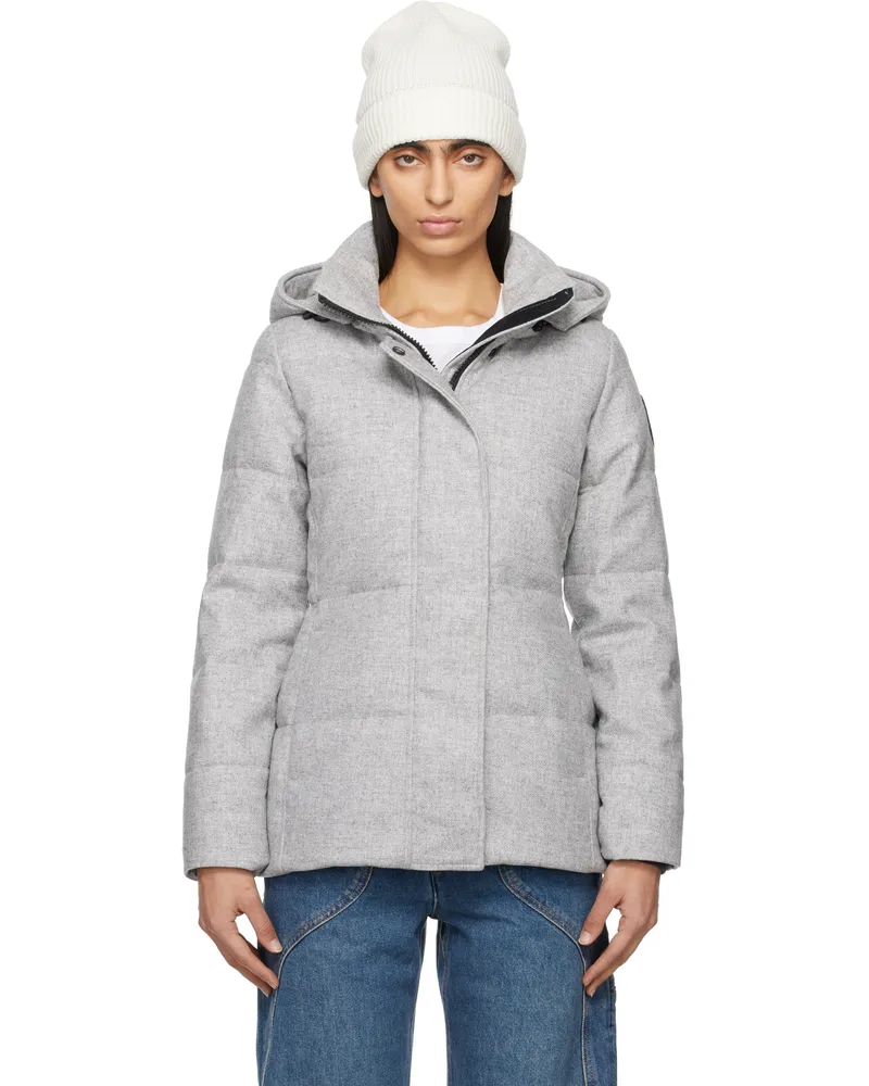 Canada Goose Gray Chelsea Down Jacket 1638