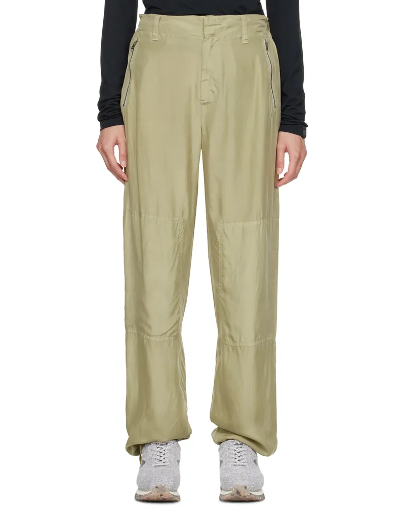 Rag & Bone Khaki Shawn Trousers Khaki