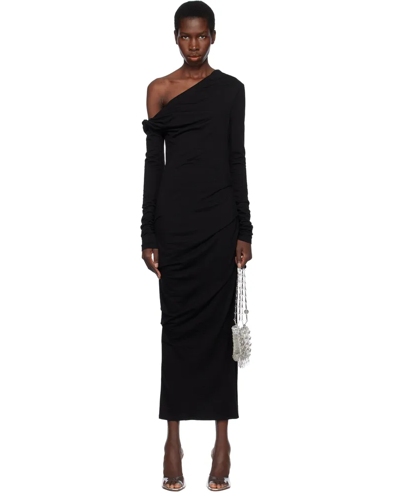 Paris Georgia Black Elemental Manahou Maxi Dress Black