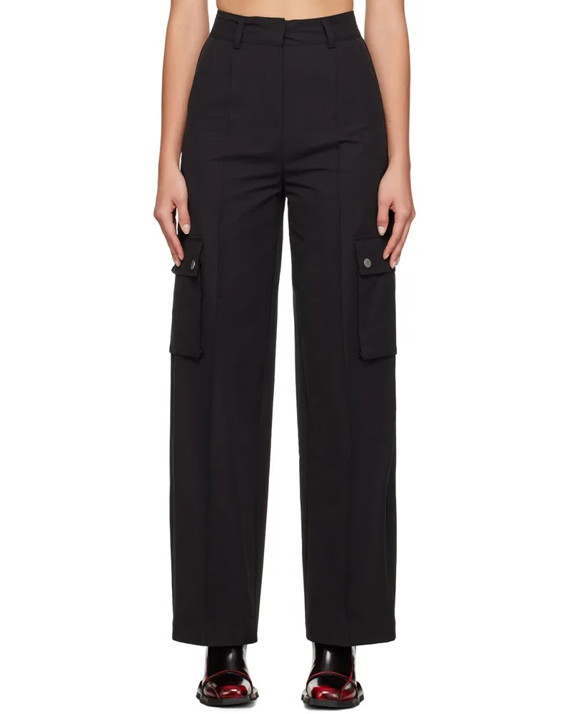 Han Kjøbenhavn Black Baggy Trousers Black