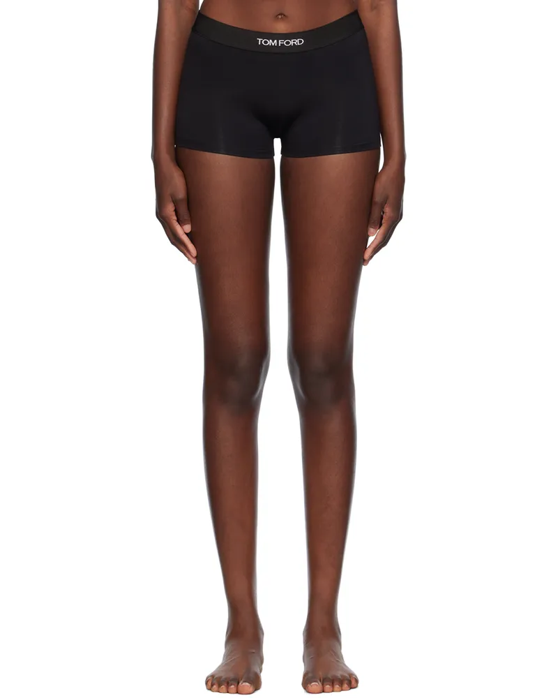 Tom Ford Black Modal Signature Boy Shorts Lb999