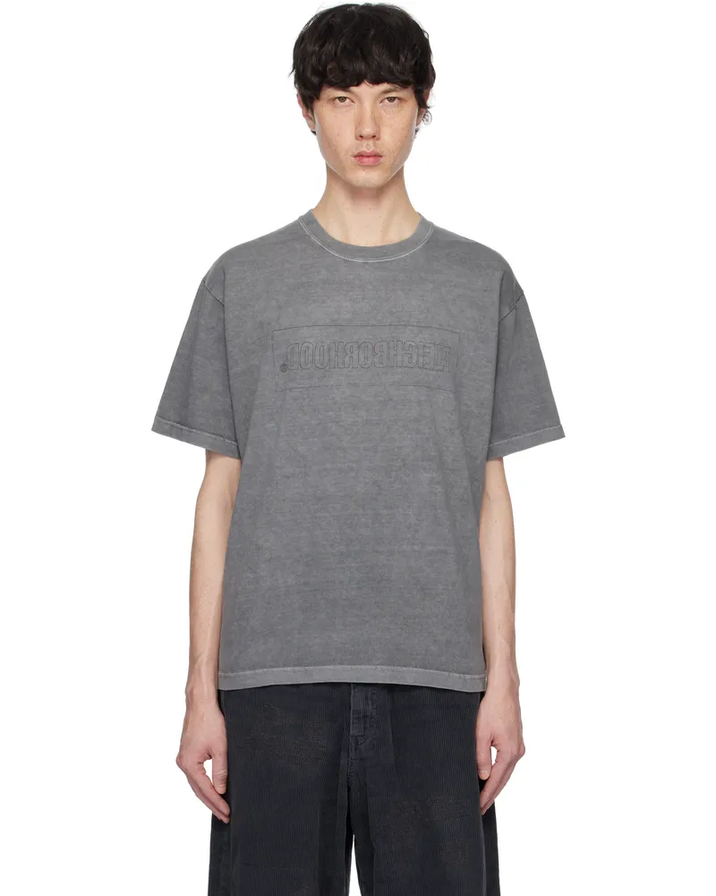 Neighborhood Gray NH SS-19 T-shirt Gray