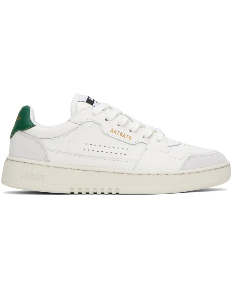 Axel Arigato White & Green Dice Lo Sneakers White