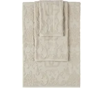 Off-White DG Damask Towel Set, 5 pcs
