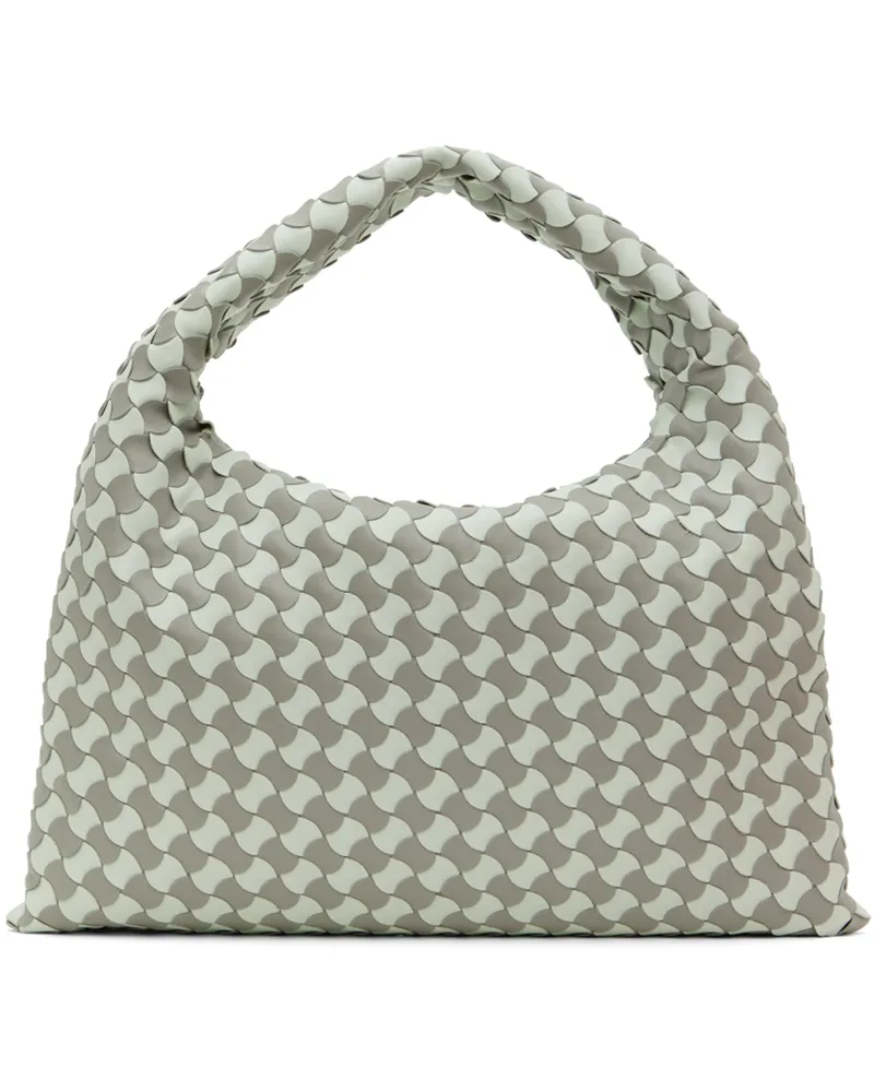 Bottega Veneta Green & Gray Small Hop Bag 1549
