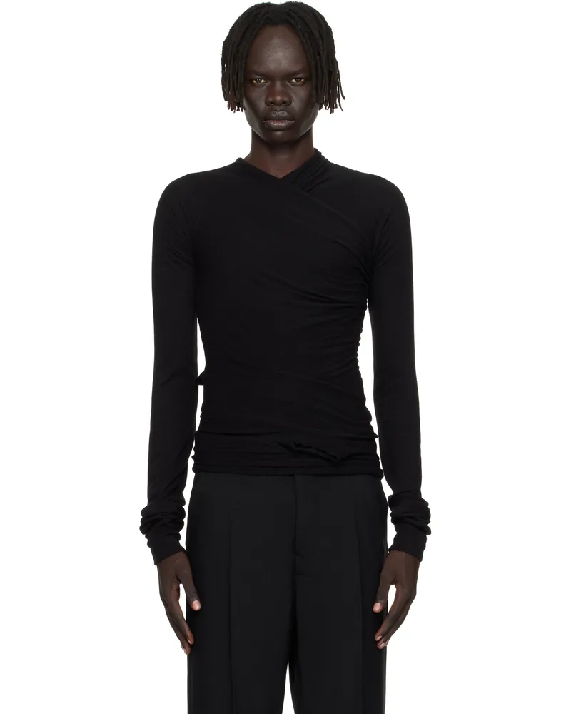 Rick Owens Black Concordians Hollywood Banana LS T-shirt 09