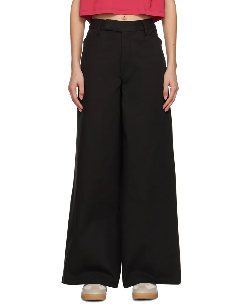Amiri Black Baggy Trousers Black