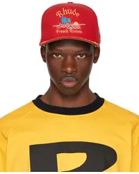 RHUDE Red Riviera Sailing Cap Red