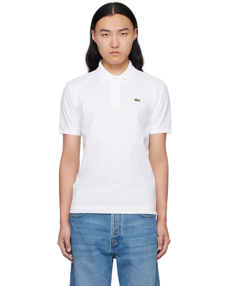 Lacoste White Classic Fit Original L.12.12 Polo 001