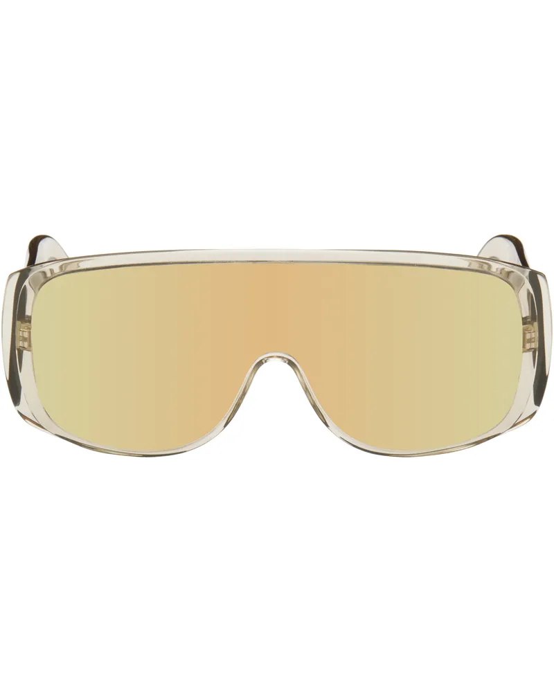 Maison Margiela Yellow Mask Sunglasses Ivory