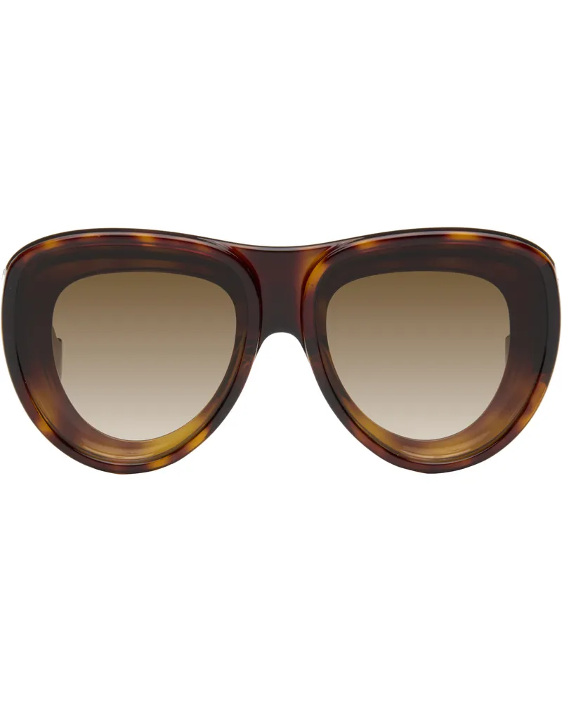 Loewe Brown Front Lenses Aviator Sunglasses Dark