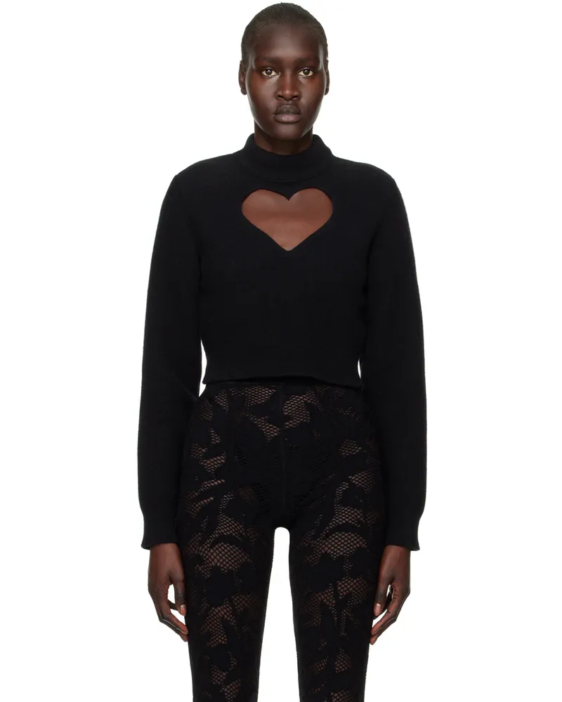 Alaïa Black Heart Sweater 992