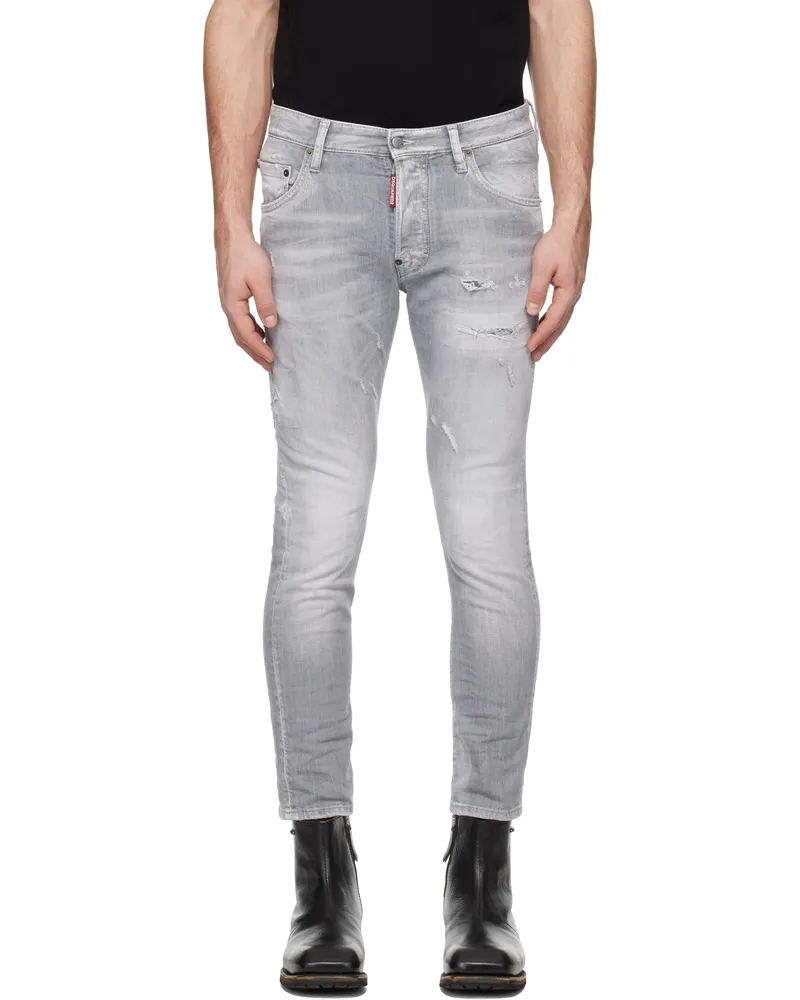 Dsquared2 Gray Wash Skater Jeans 852