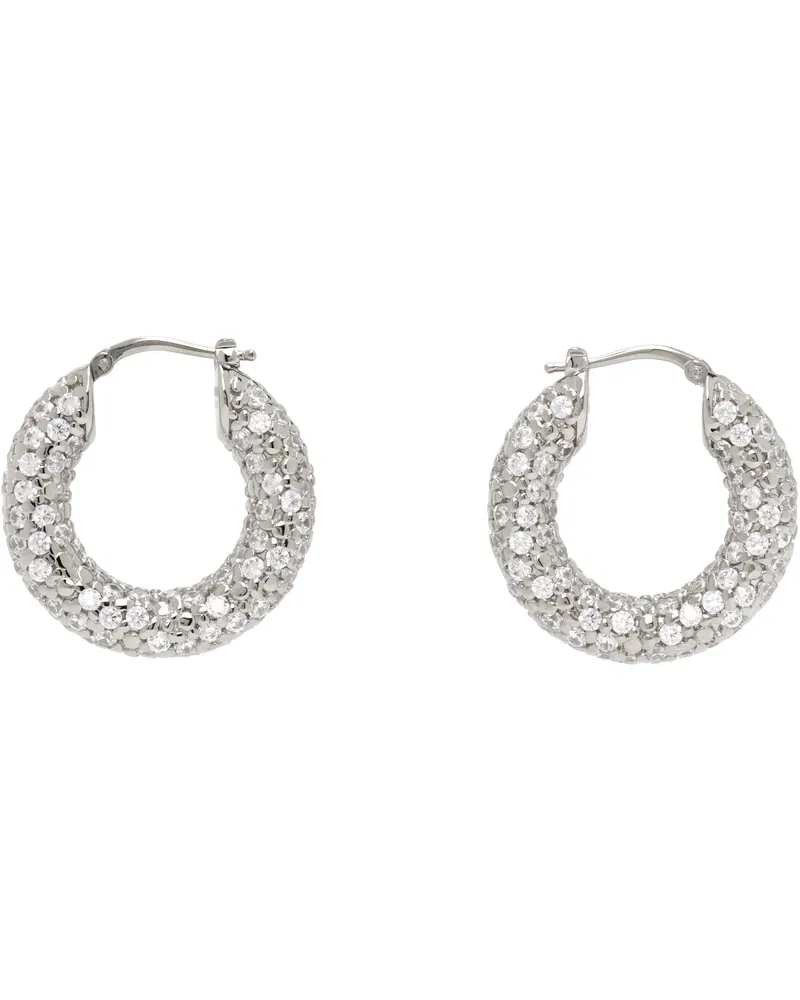 Jil Sander Silver Hoop Earrings 048