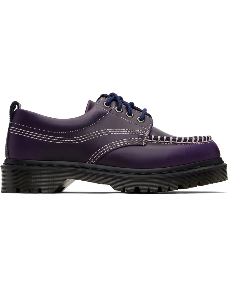 Dr.Martens Purple Orleans Leather Lowell Derbys Midnight
