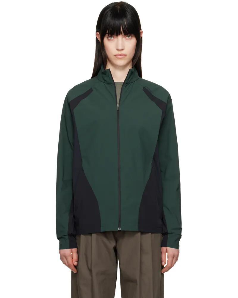 Hyein Seo Green Zip-Up Track Jacket Forest