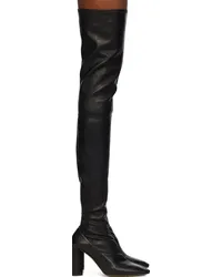 Bottega Veneta Black Tripod Over-The-Knee Boots Black