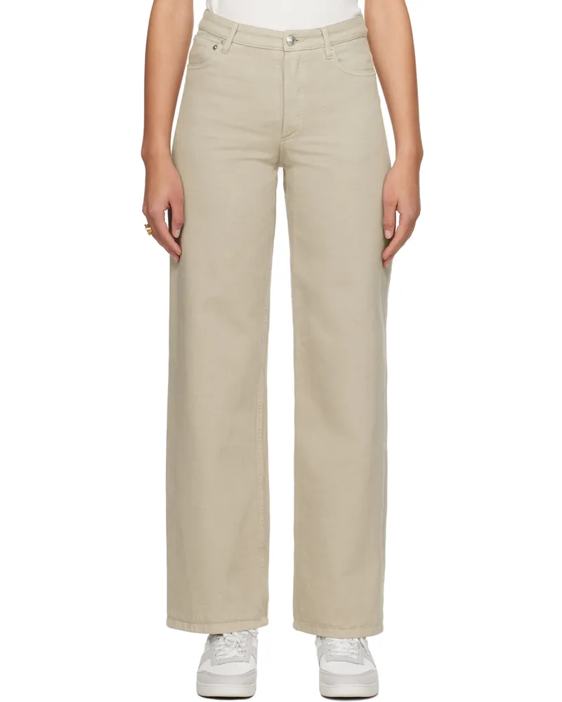 A.P.C. Taupe Elisabeth Jeans Bae