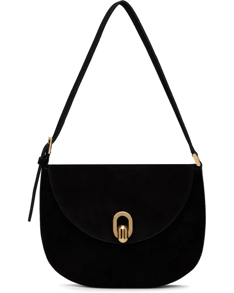 SAVETTE Black Small Tondo Bag 001