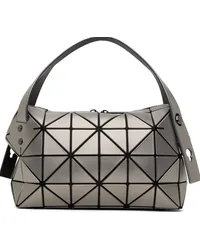 Issey Miyake Silver Boston Shoulder Bag Silver