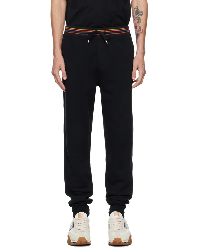 Paul Smith Black Artist Stripe Sweatpants 79