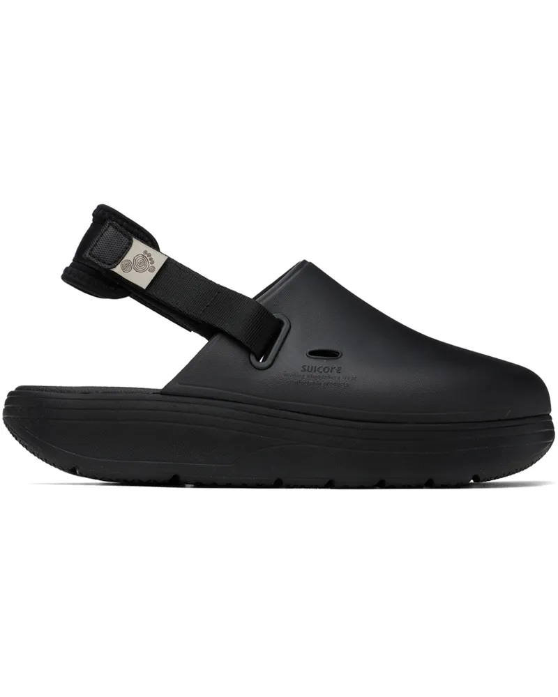 SUICOKE Black Cappo Loafers Black