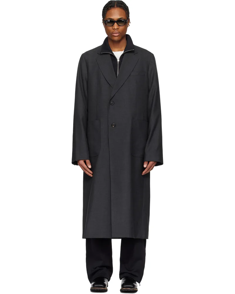 Our Legacy Black Robe Coat Premium