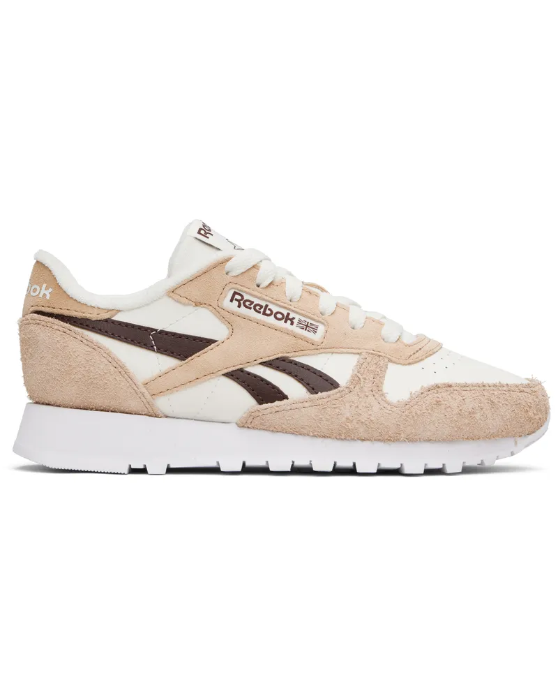 Reebok Beige Classic Leather Sneakers Chalk