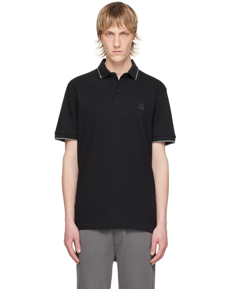 HUGO BOSS Black Patch Polo 001-black