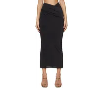 Black Berretta Maxi Skirt