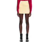 SSENSE Exclusive Yellow Two-Pocket Miniskirt