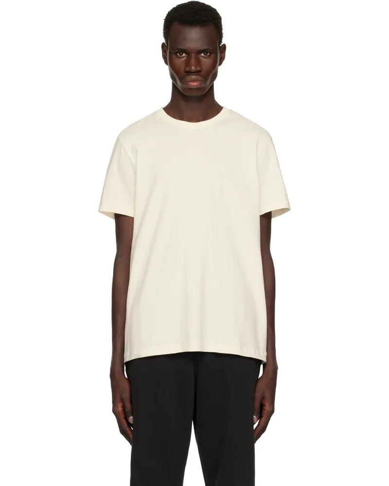 SKIMS Off-White 'SKIMS Cotton' Classic T-shirt Ecru