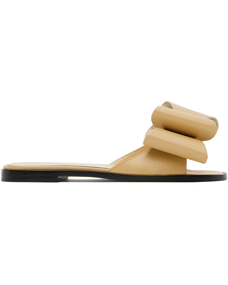 Mach & Mach Beige 'Le Cadeau' Sandals Nude