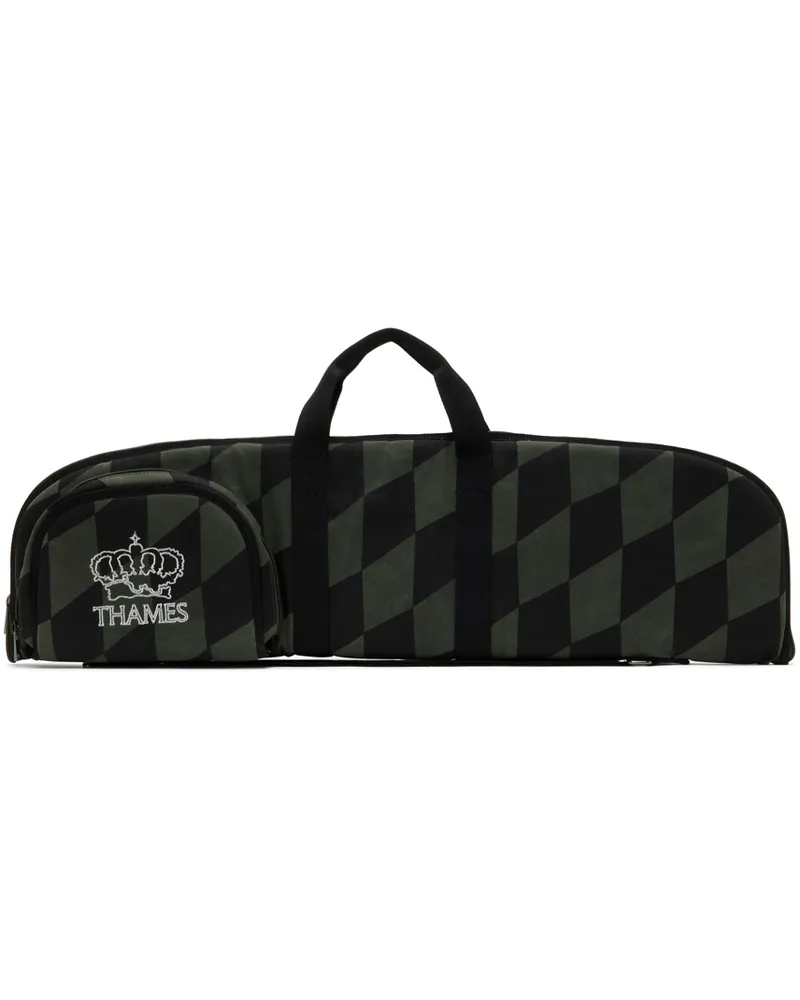 Thames MMXX. Black & Green Hunter Edition Messenger Bag Green