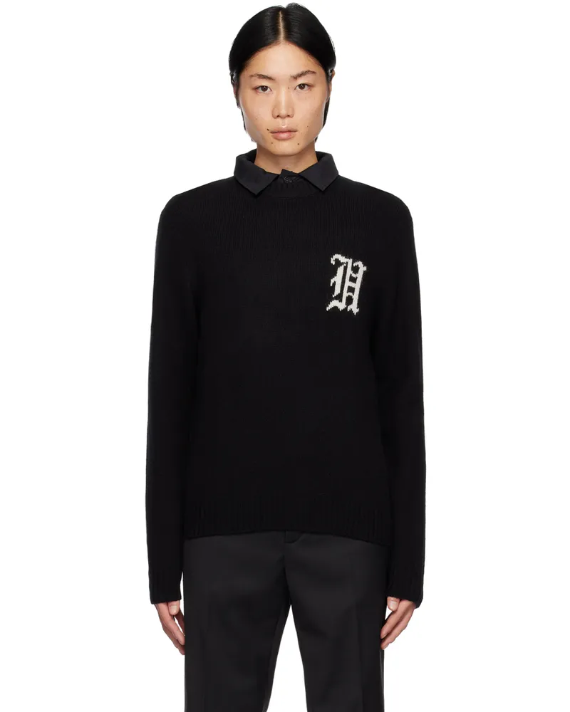 Han Kjøbenhavn Black Intarsia Sweater Black