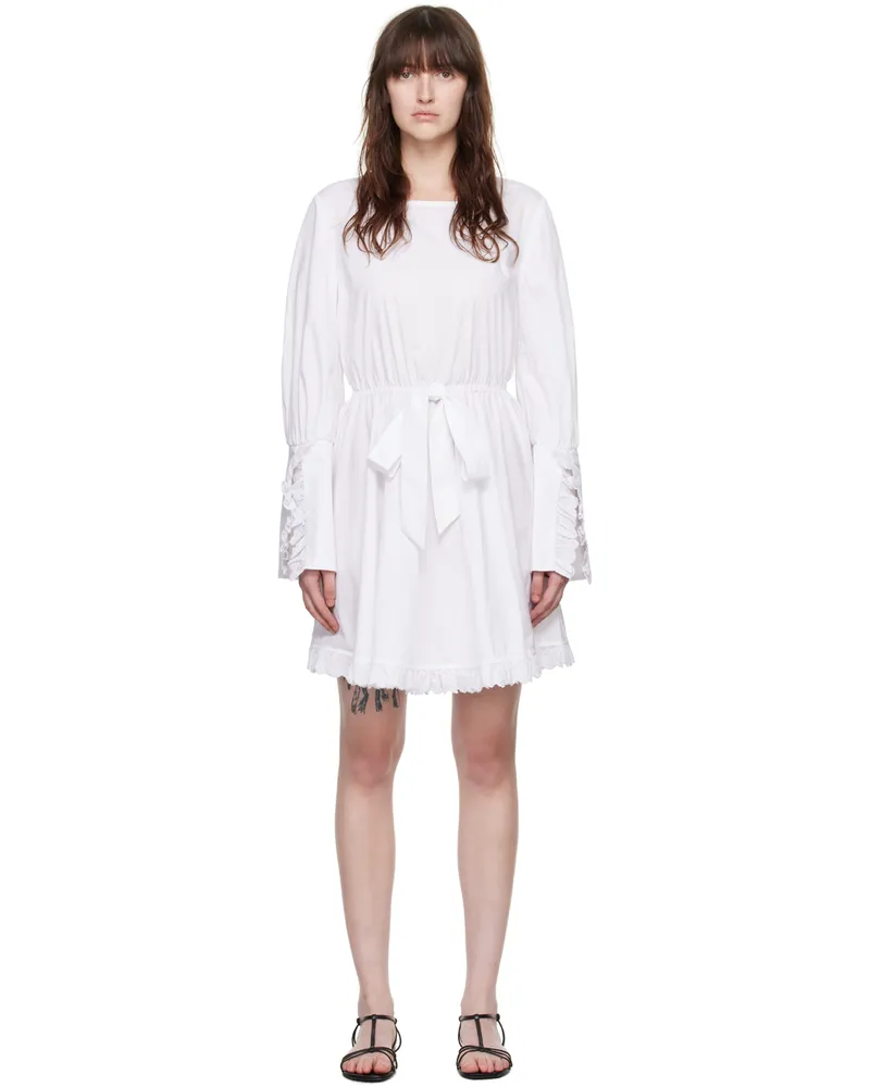 Kika Vargas White Yuri Minidress White