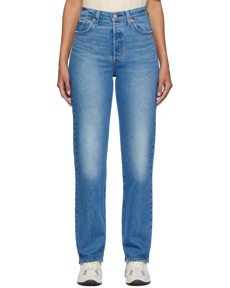 Levi's Blue Ribcage Full Length Jeans Dance