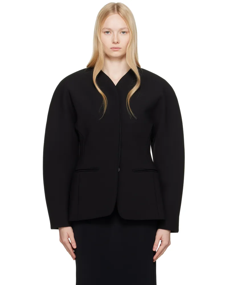 Jacquemus Black La Croisière 'The Ovalo' Blazer 990