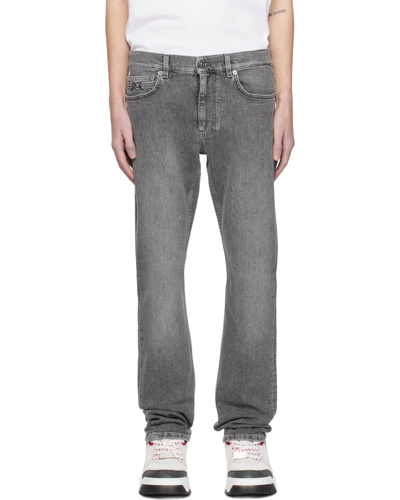 Versace Gray Slim-Fit Jeans 1d280-mid