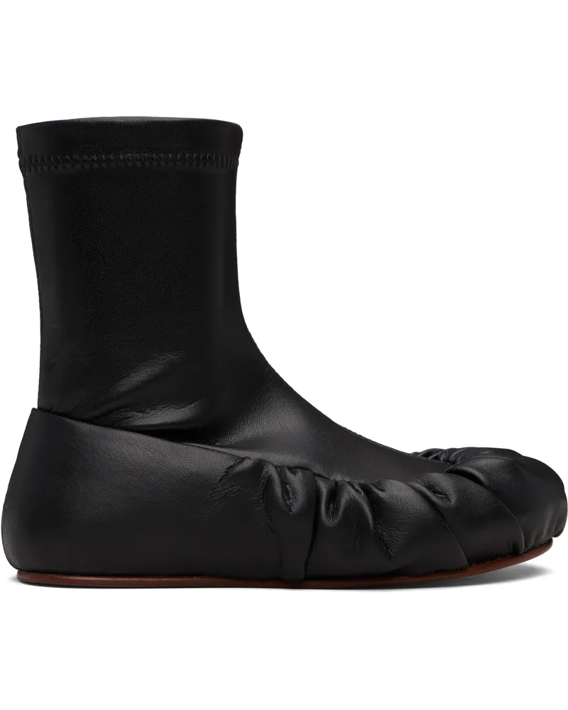YUME YUME Black Ballerina Mid Boots Black
