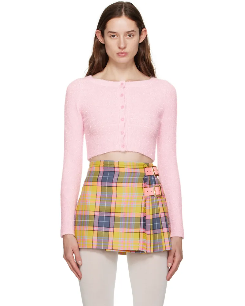 Pristine Pink Scintilla Cardigan Sugar